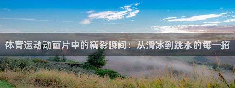 球客岛：体育运动动画片中的精彩瞬间：从滑冰到跳水的每一招
