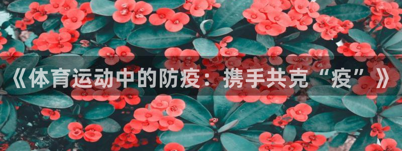 球客岛：《体育运动中的防疫：携手共克“疫”》